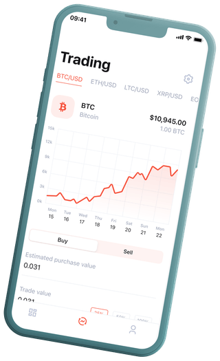 Torvo Valoroval interfaz de plataforma de comercio automático de criptomonedas